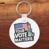 Your Votes Matters USA選挙2024 キーホルダー (正面)