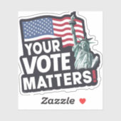 Your Votes Matters USA選挙2024 シール (シート)