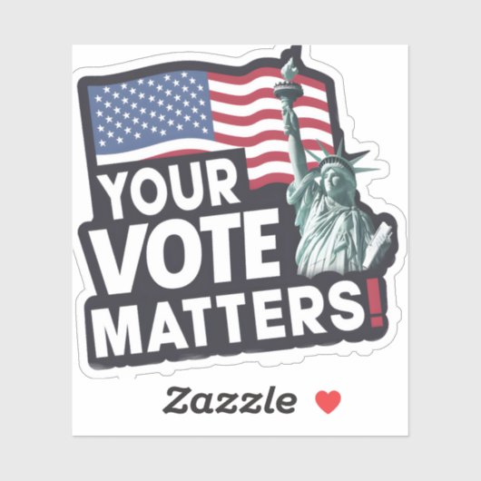 Your Votes Matters USA選挙2024 シール (シート)