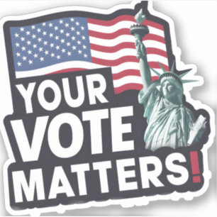 Your Votes Matters USA選挙2024 シール