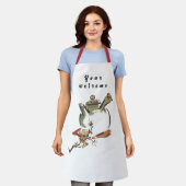 Your welcome,Cooking and serving with the chef  エプロン (着用した状態)