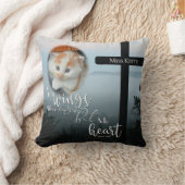 Your Wings Ready Cat Memorial写真 クッション (ブランケット)
