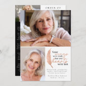 Your Wings Ready Order of Service写真 プログラム (正面/裏面)