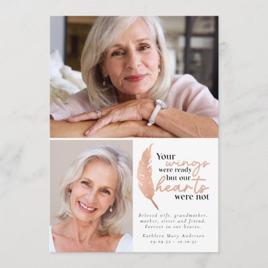 Your Wings Ready Order of Service写真 プログラム (正面)