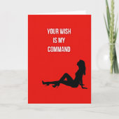 Your Wish My Command Hot Card カード (正面)