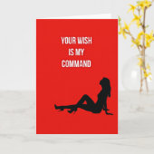 Your Wish My Command Hot Card カード (黄色い花)