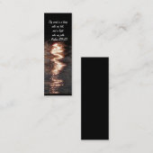 Your Word is a Lamp.. – ブックマーク スキニー名刺 (正面/裏面)