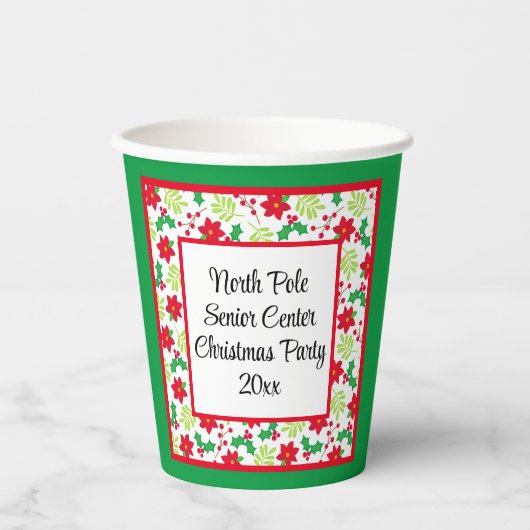 Your Words x 2 Personalize Christmasパーティー 紙コップ (正面)