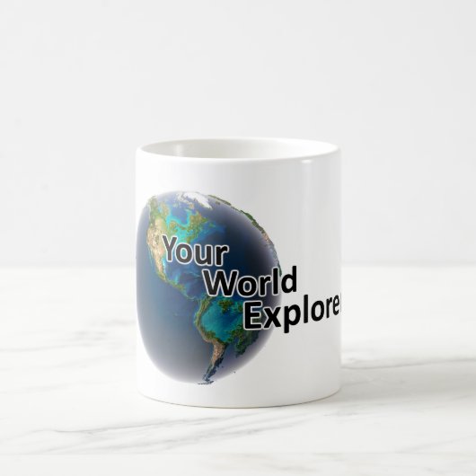 Your World Explorerコーヒーマグ コーヒーマグカップ (中央)