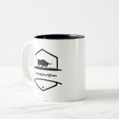 YourDailyDoseOfCougsマグカップ ツートーンマグカップ (正面左)