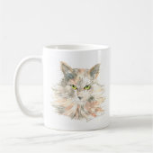 「YourDogPortrait.com」のMaine Coon Cat MUG コーヒーマグカップ (左)