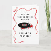 You're A Classic Birthday カード (正面)