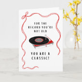 You're A Classic Birthday カード (黄色い花)