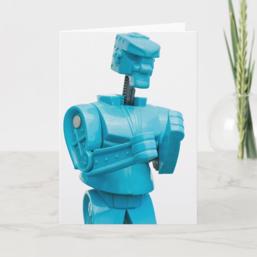 You're a Knock-out Robot Greeting Card カード (正面)