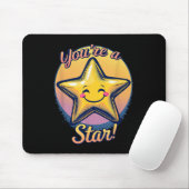 You're A Star Compliment Day Motivational Design  マウスパッド (マウス)