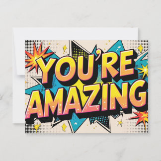 You're Amazing Postcard ポストカード