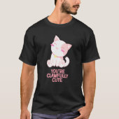 Youre Clawfully Cute Cat  Couples Kitten Tシャツ (正面)