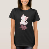 Youre Clawfully Cute Cat  Couples Kitten Tシャツ (正面)