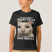 You're Either A Smart Fella Or A Fart Smella Funny Tシャツ (正面)