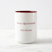 You're Everything to Me – Romantic Custom Gift Mug ツートーンマグカップ (中央)