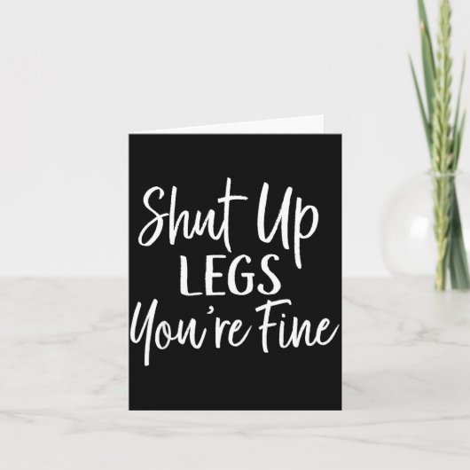 You're Fine Shirt For Gym - Funny Workout  カード (正面)