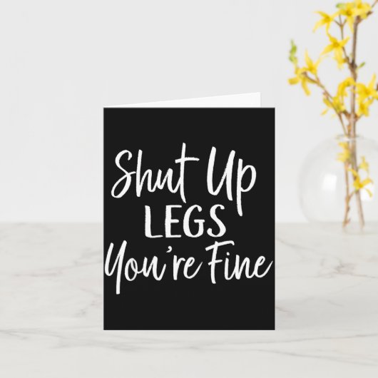 You're Fine Shirt For Gym - Funny Workout  カード (黄色い花)