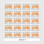 You're Going to Love What's Inside Fall Turkey シール (シート)