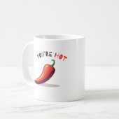 You're Hot Chilli Mug コーヒーマグカップ (正面左)