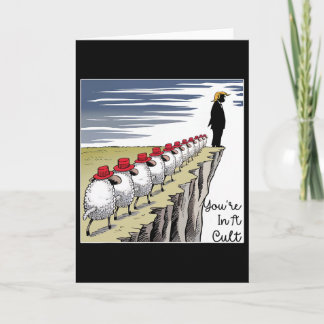 You're In A Cult - Funny Anti Trump  カード