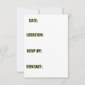 YOU'RE INVITED! SAVE THE DATE! セーブザデート (裏面)