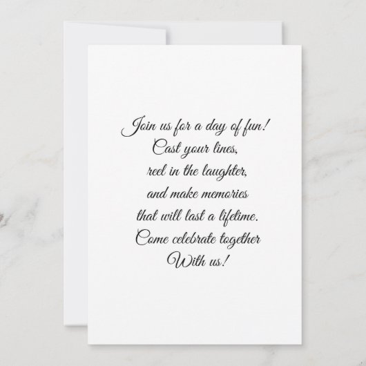 You're Invited to an Adventure 招待状 (裏面)