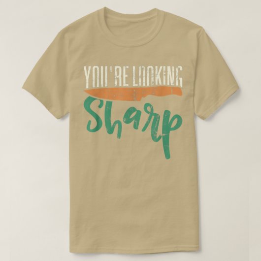 Youre Lookingシャープなペストリーグルメコミーシェフコオ Tシャツ (デザイン正面)