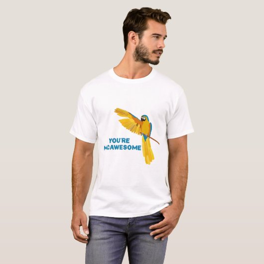 You're Macawesome Tシャツ (正面フル)