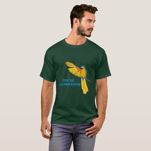 You're Macawesome Tシャツ (正面フル)