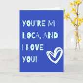 You're mi local and I love you カード (黄色い花)