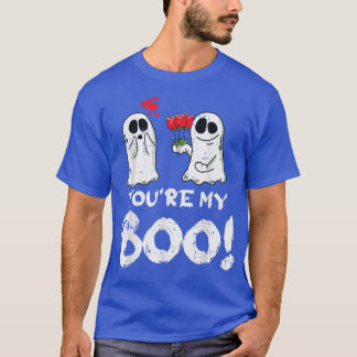 Youre My Boo Lazy Halloweenコスチュームおもしろい幽霊Co Tシャツ