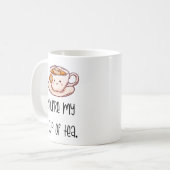 You're My Cup of Tea Coffee Mug – Cozy Gift コーヒーマグカップ (正面左)