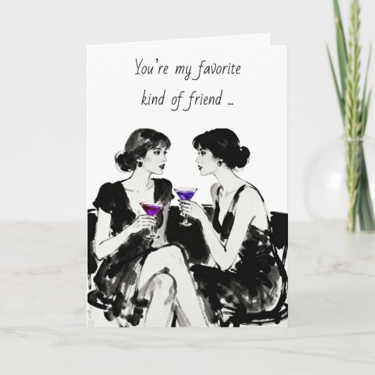 You're My Favorite Kind of Friend カード (正面)