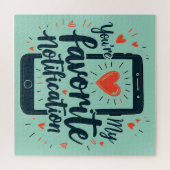 You're My Favorite Notification Digital Affection ジグソーパズル (横)