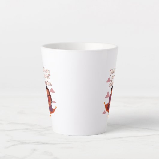 You're My Greatest Adventure – Romantic Flying カフェラテマグ (正面)