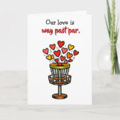 You're my Hole in One Valentine's Day | Disc Golf カード (正面)