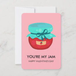 You're My Jam Valentine, Kids School Classroom ノートカード