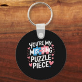 You're My Missing Puzzle Piece Valentine Matching  キーホルダー (正面)