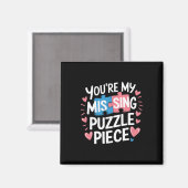 You're My Missing Puzzle Piece Valentine Matching  マグネット (正面/裏面)