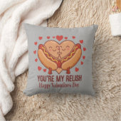 You're My Relish Throw Pillow クッション (ブランケット)