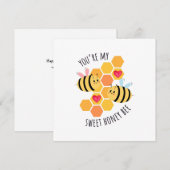 You're My Sweet Honey Bee Flat Card シーズンカード (正面/裏面)