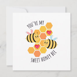 You're My Sweet Honey Bee Flat Card シーズンカード