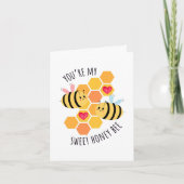 You're My Sweet Honey Bee Greeting Card カード (正面)