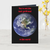 You're not the best girlfriend in the world. Card カード (黄色い花)