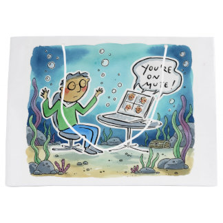 You're on Mute ラージペーパーバッグ